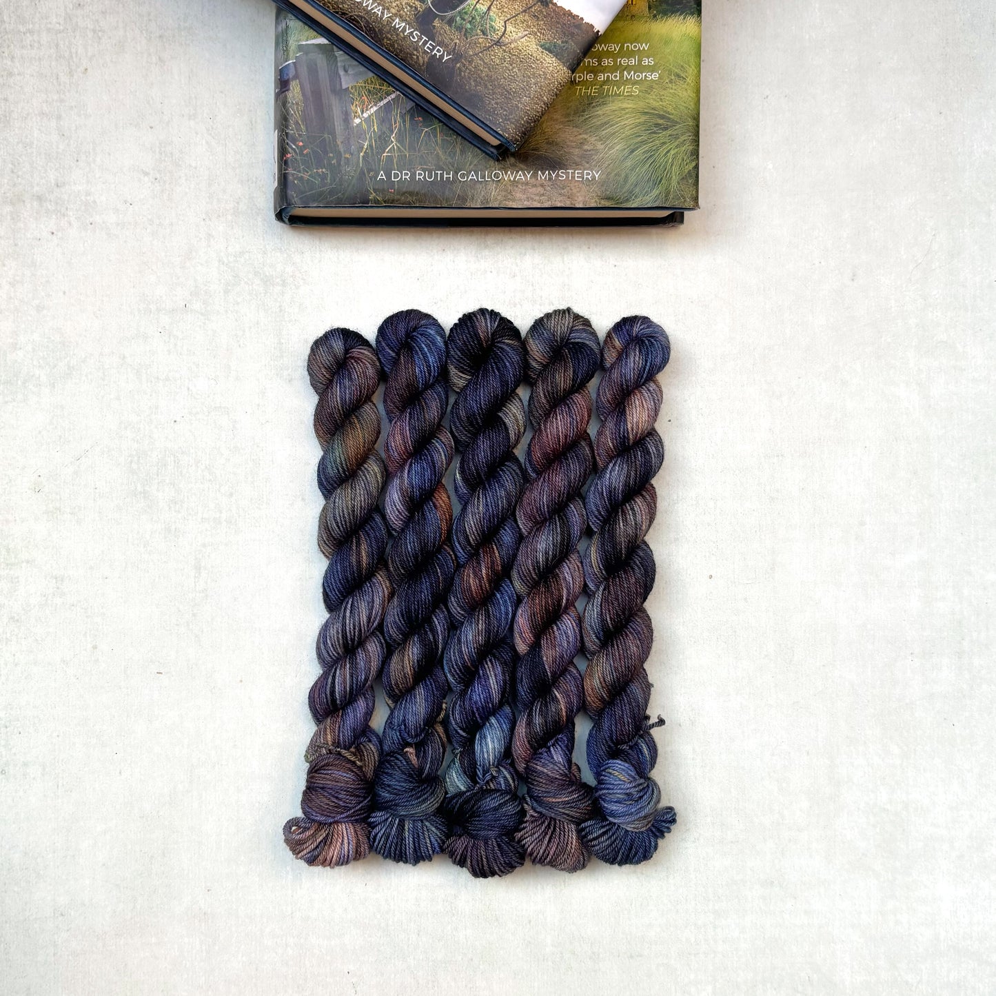 Swatching the Detectives ~ a yarn collection