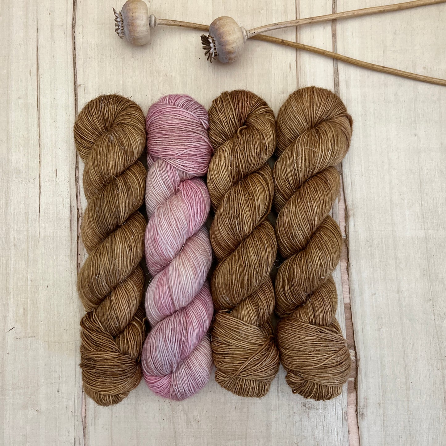 Isang Knits - Krisanteema Shawl - cade | singles - yarn pack #3