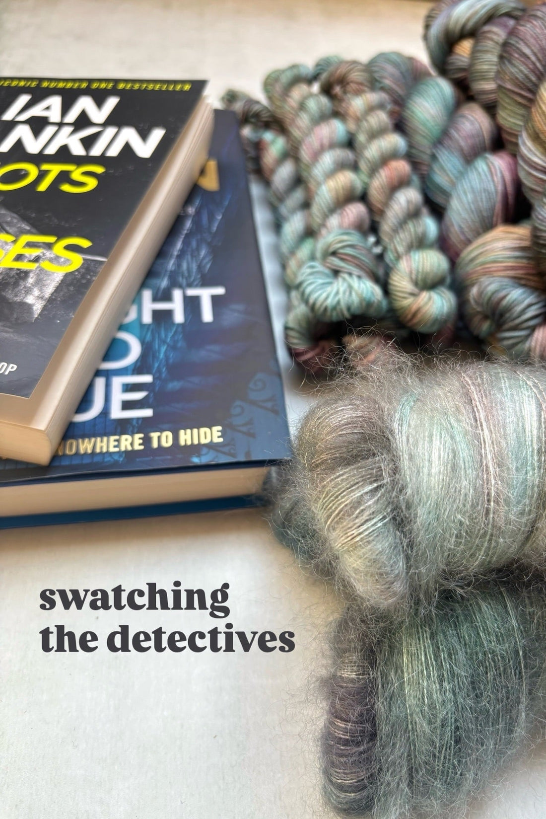 Introducing Swatching the Detectives ~ the dye pots are on the case!
