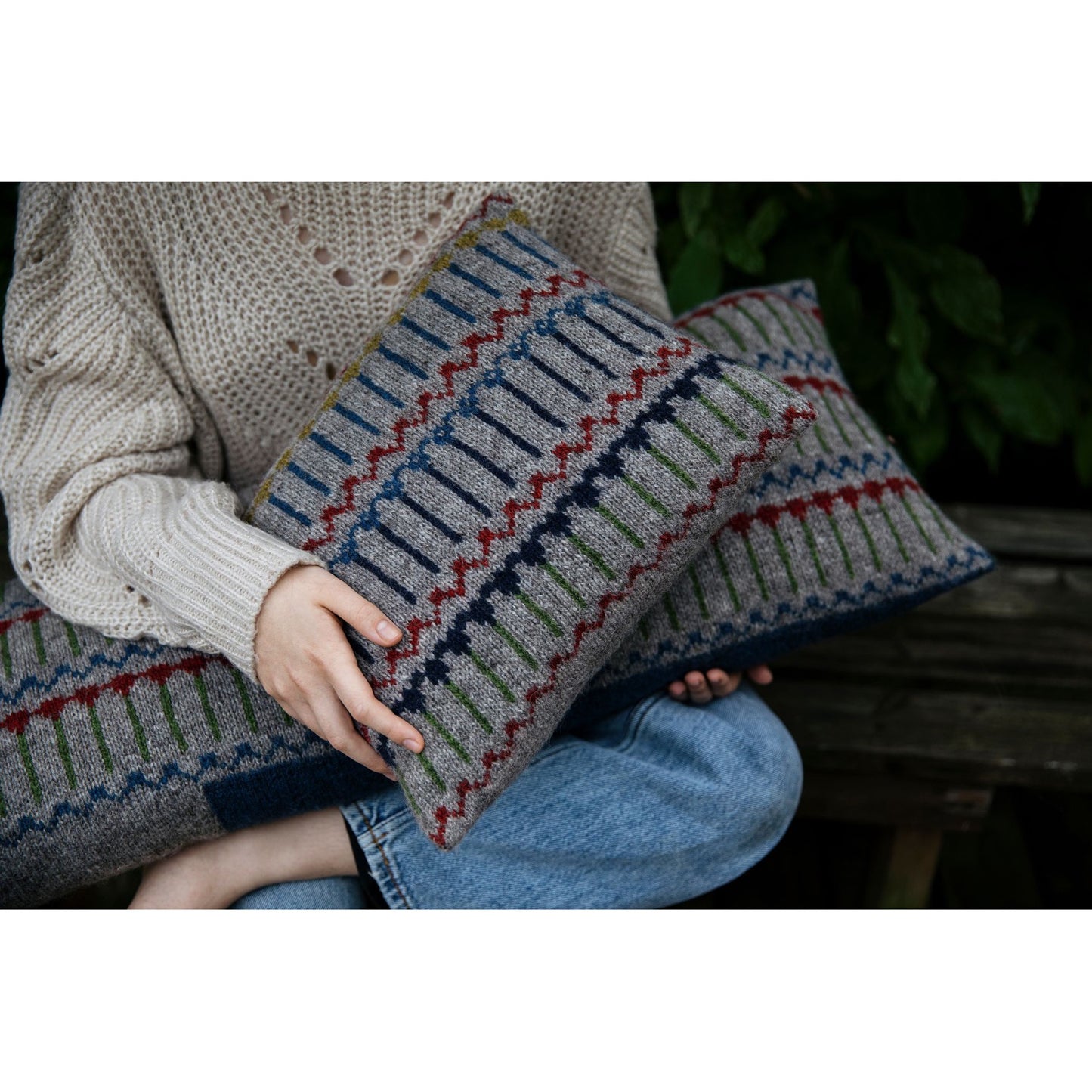 The Knitted Fabric: Colourwork Projects for You and Your Home by Dee Hardwicke