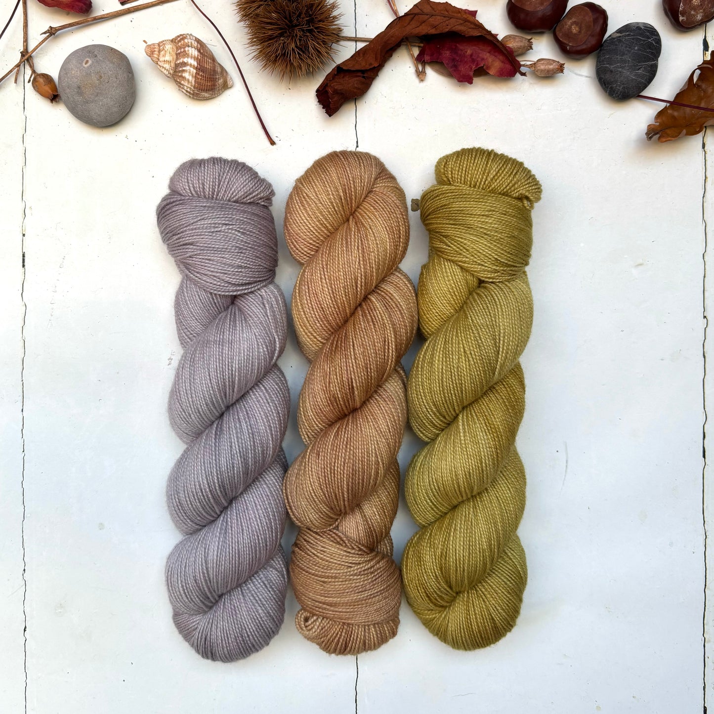 Three skein yarn pack – moor | fingering/4ply – cool