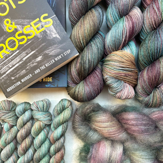 Swatching the Detectives ~ a yarn collection