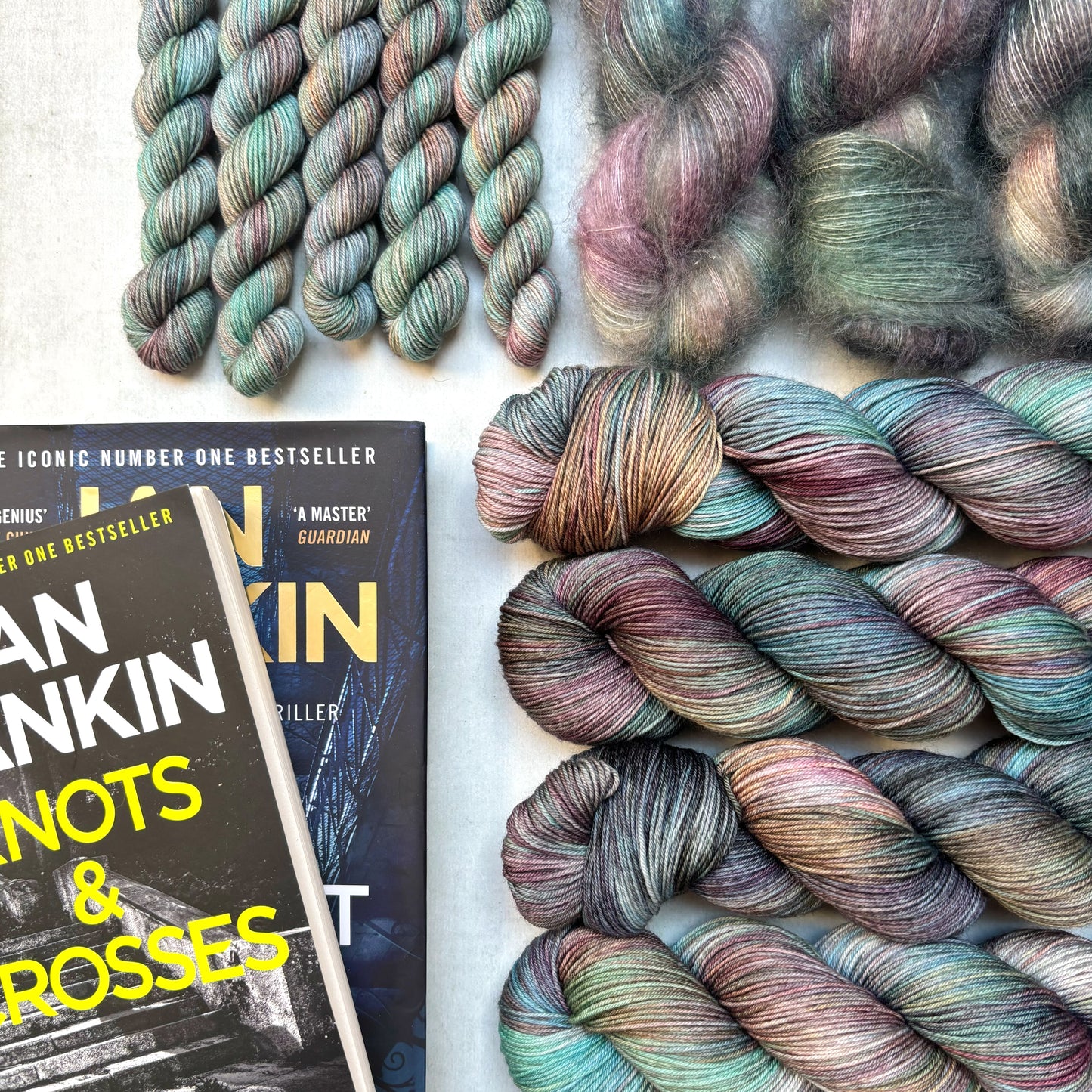 Swatching the Detectives ~ a yarn collection