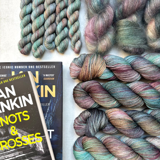 Swatching the Detectives ~ a yarn collection