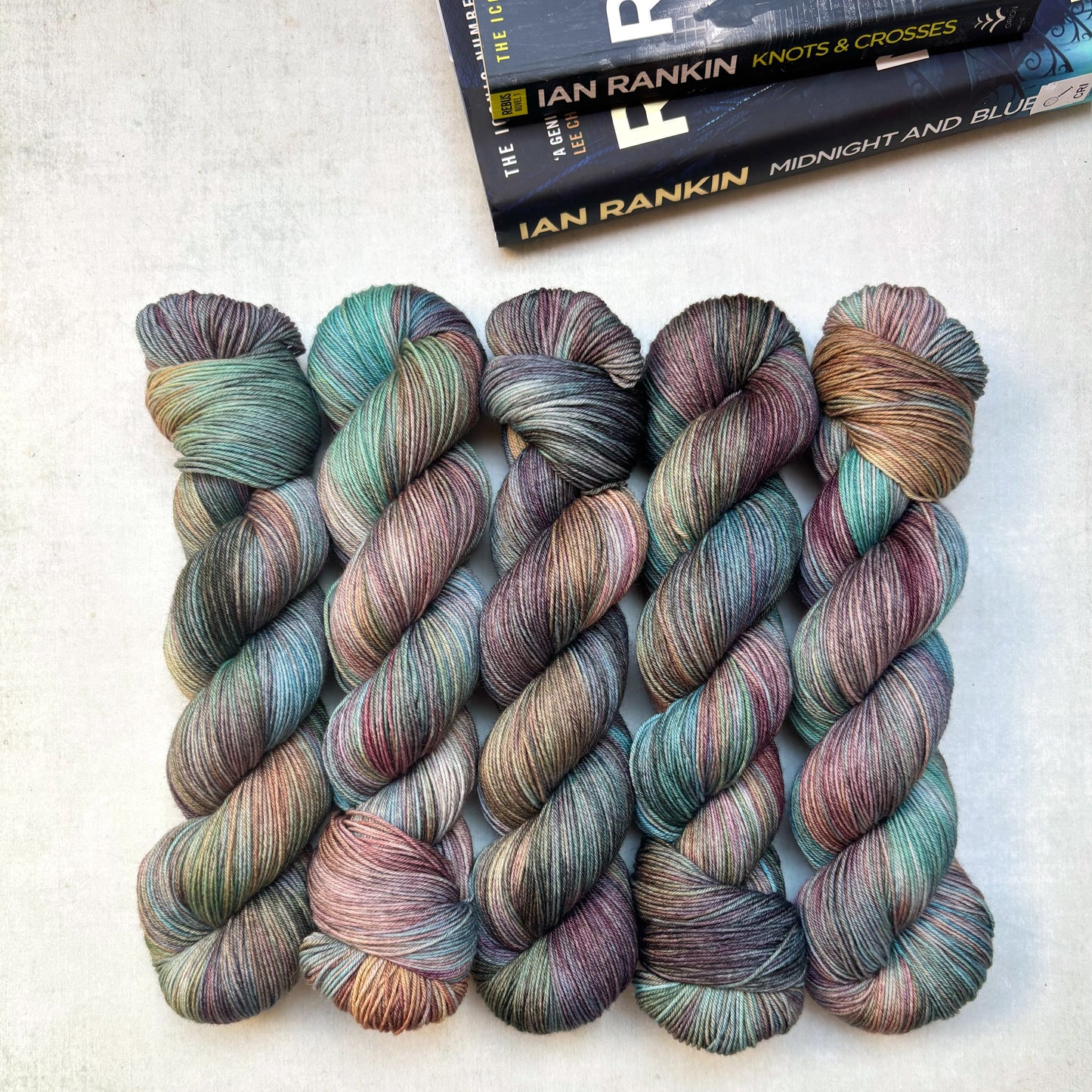 Swatching the Detectives ~ a yarn collection