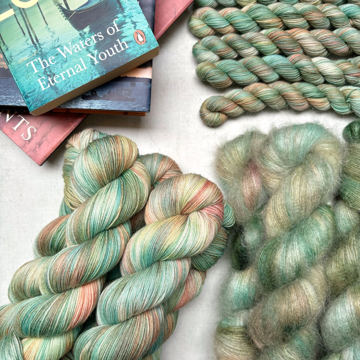 Swatching the Detectives ~ a yarn collection