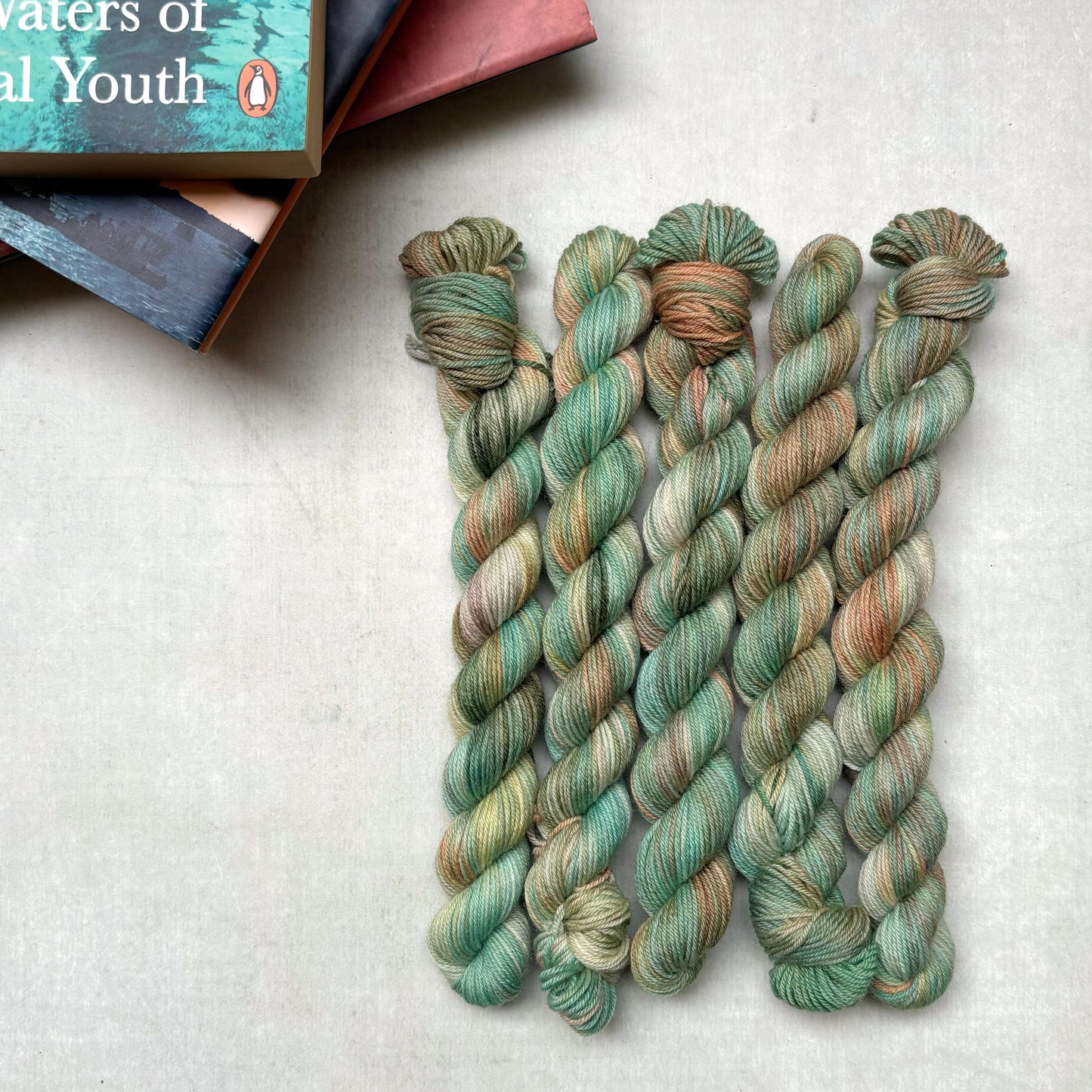 Swatching the Detectives ~ a yarn collection