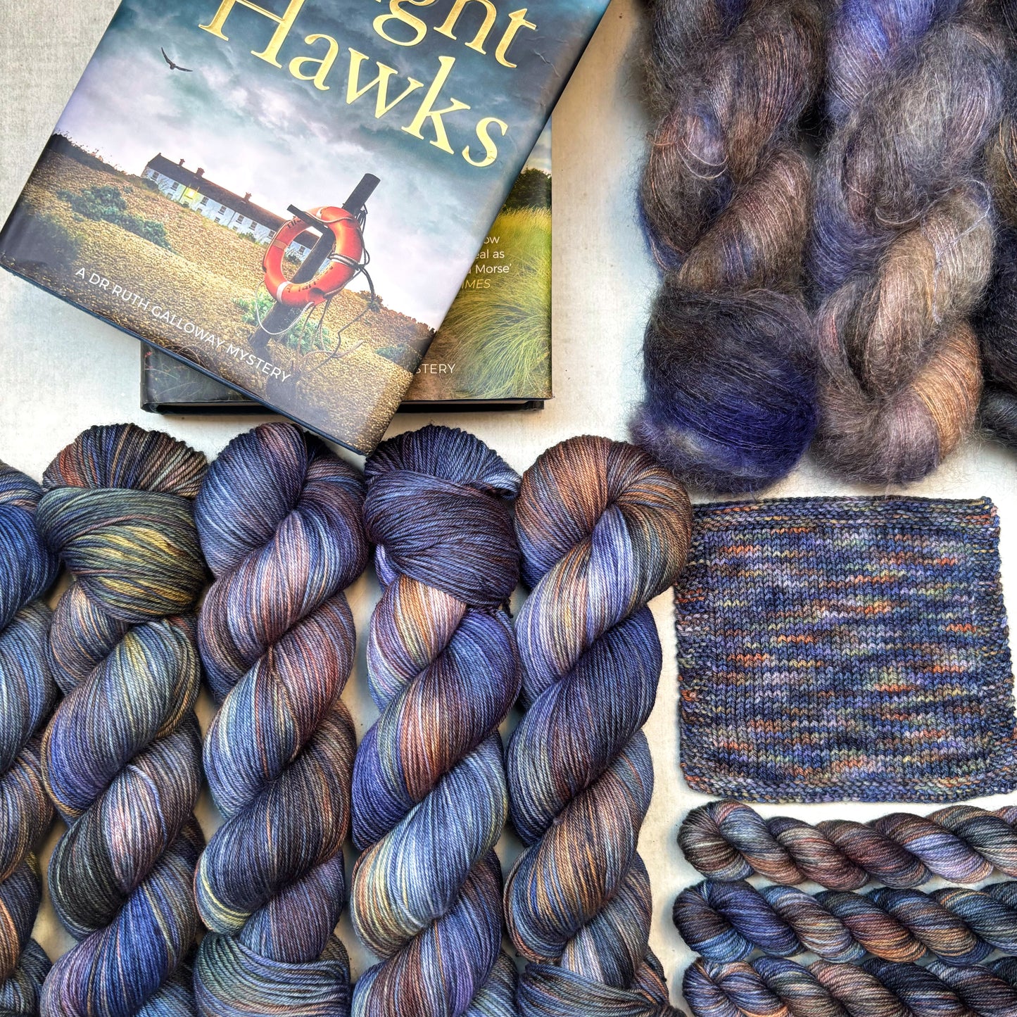 Swatching the Detectives ~ a yarn collection