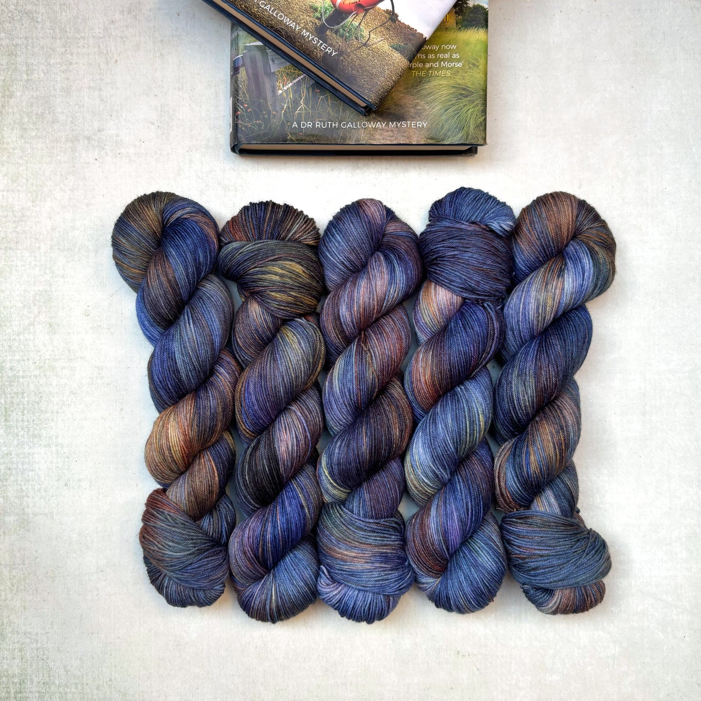 Swatching the Detectives ~ a yarn collection