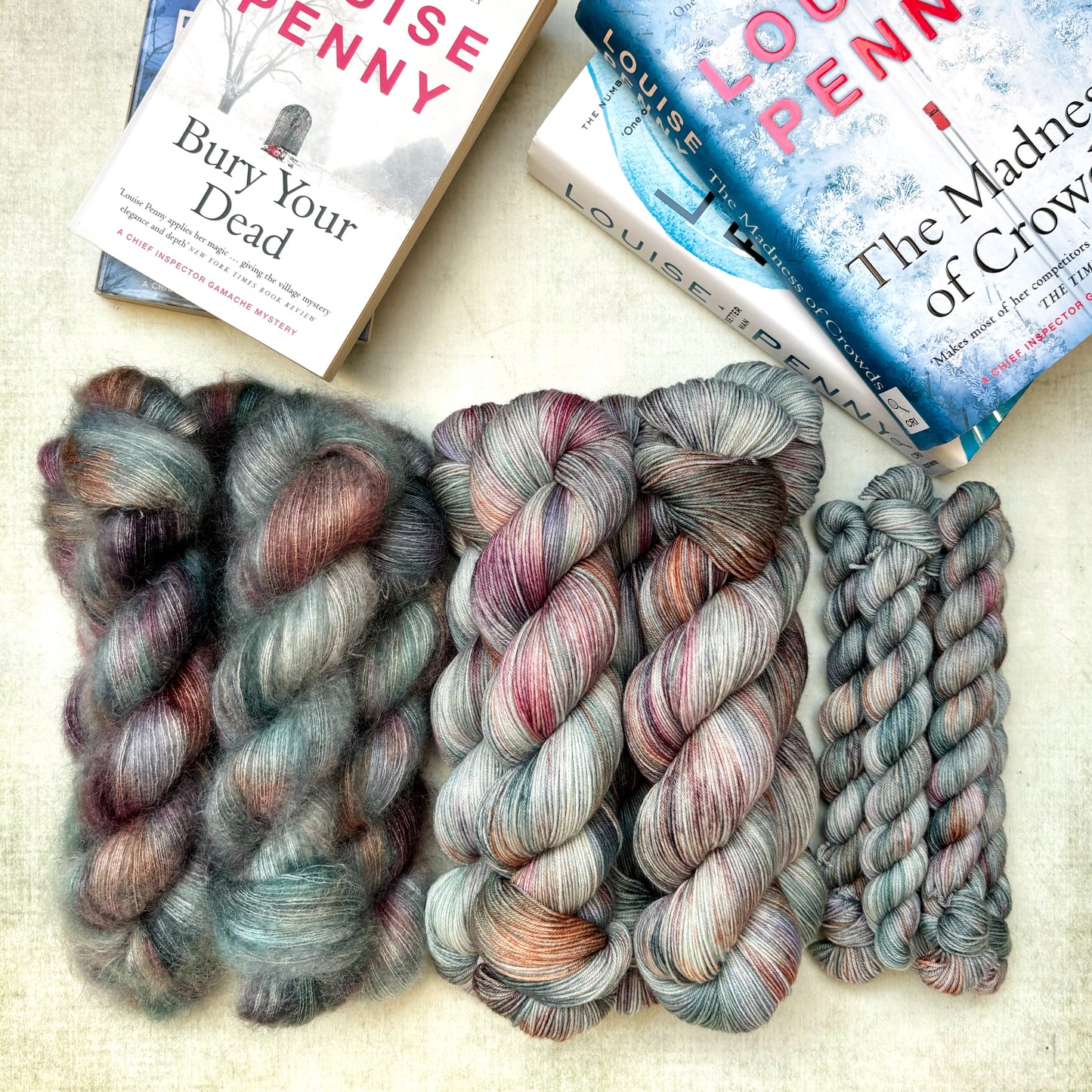Swatching the Detectives ~ a yarn collection
