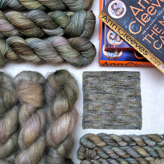 Swatching the Detectives ~ a yarn collection