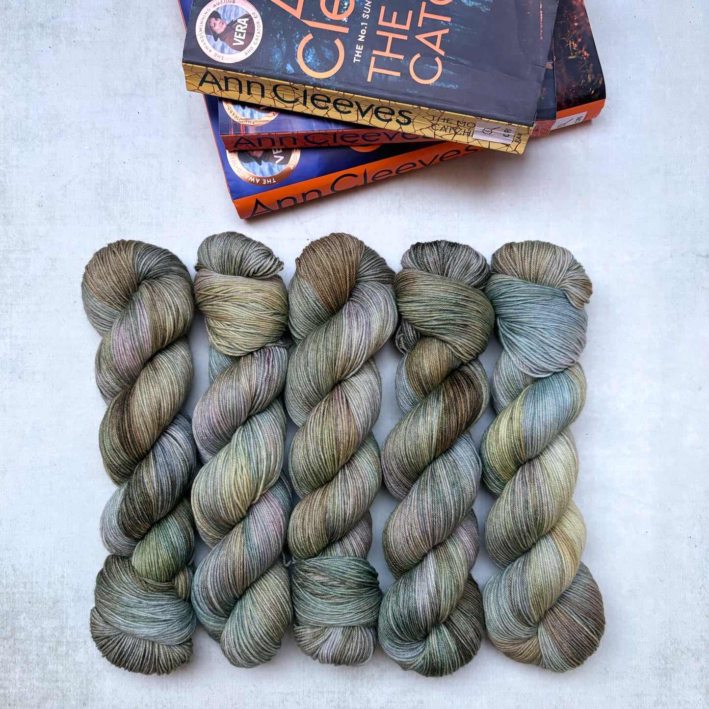Swatching the Detectives ~ a yarn collection