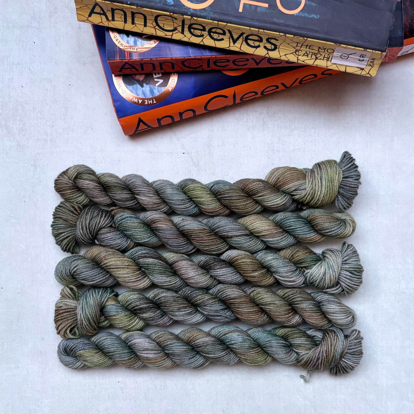 Swatching the Detectives ~ a yarn collection