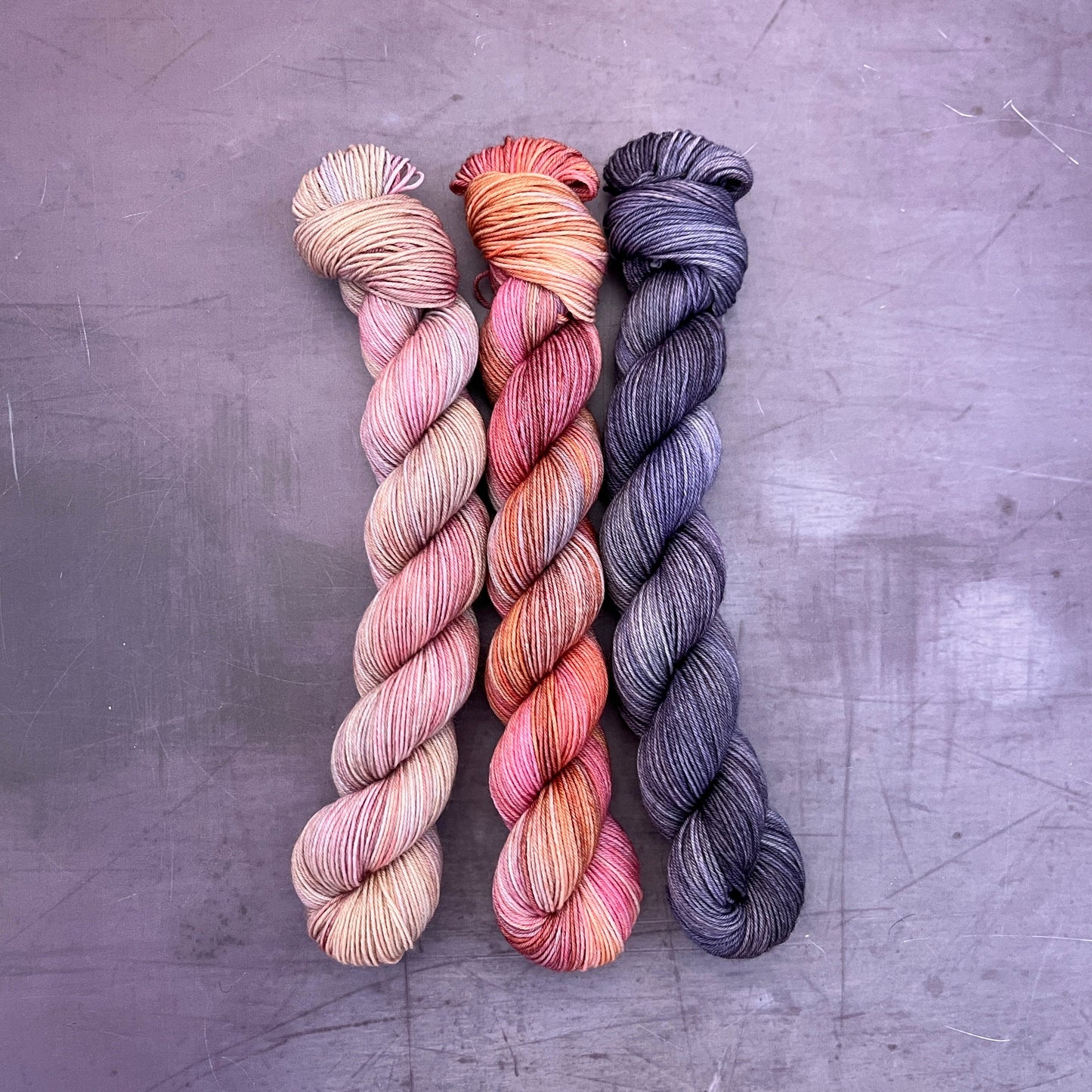 DYED TO ORDER - a skein full of sky - the permanent collection