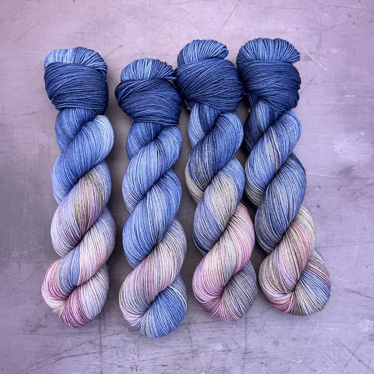 DYED TO ORDER - a skein full of sky - the permanent collection