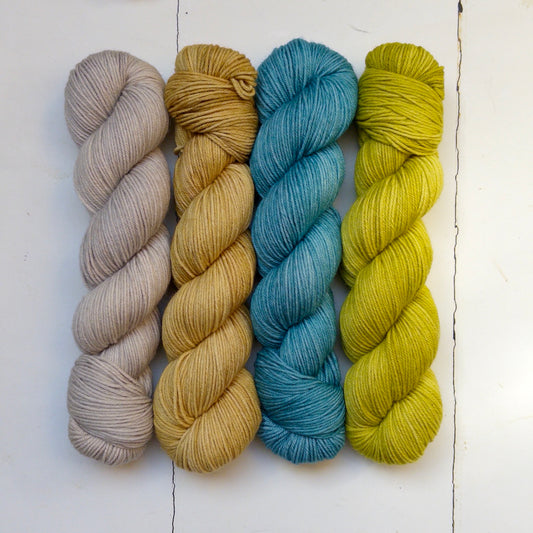 westknits eyelet journey shawl – hoo | DK sock – yarn pack #1