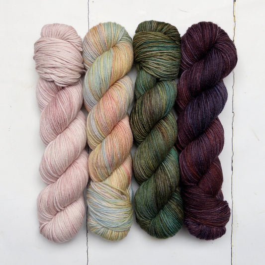 westknits eyelet journey shawl – hoo | DK sock – yarn pack #6