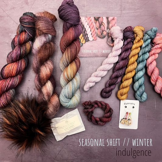 #yarnfictions club 2022 – seasonal shift // winter